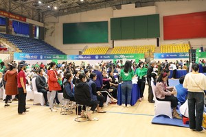 Manulife tổ chức khám sức khỏe miễn phí cho hơn 2.000 người tại Thanh Hóa và Hải Phòng