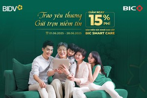 BIC giảm 15% phí bảo hiểm sức khoẻ cao cấp BIC Smart Care