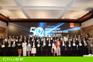 Chubb Life Việt Nam lần đầu được vinh danh tại giải thưởng Top 50 Doanh nghiệp Phát triển bền vững 