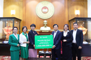 Manulife quyên góp 1,5 tỷ đồng hỗ trợ đồng bào miền Bắc bị ảnh hưởng bởi thiên tai