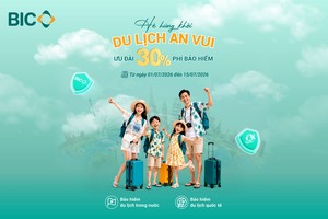 BIC ưu đãi 30% phí bảo hiểm du lịch