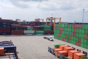 Cảng nước sâu Gemalink. Ảnh: Ngọc Lan 
