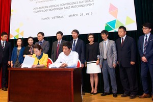 Doanh nghiệp Việt Nam - Hàn Quốc ký 4 thỏa thuận hợp tác công nghệ cao trong y tế
