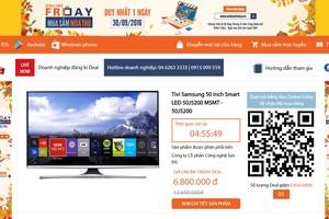 Vẫn tồn tại khuyến mãi ảo tại Online Friday 2016