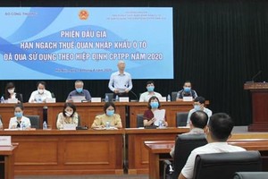 Lần đầu tiên đấu giá hạn ngạch thuế quan nhập khẩu ô tô đã qua sử dụng theo CPTPP