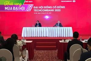 Chủ tịch HĐQT Techcombank Hồ Hùng Anh chia sẻ tại ĐHCĐ 2022: “Techcombank không liên quan đến khoản vay của Vạn Thịnh Phát”.