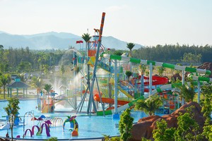 Một công trình công viên nước HVC làm tổng thầu tại Hà Tĩnh