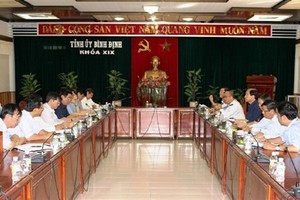 Hội hữu nghị Việt Nhật tại Sa Kai làm việc với lãnh đạo tỉnh Bình Định về hỗ trợ đầu tư.