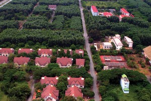 Giá đất nền tại Nhơn Trạch, Đồng Nai tăng mạnh chỉ trong thời gian ngắn.  Ảnh: Lê Toàn