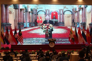 Tổng Bí thư, Chủ tịch nước Nguyễn Phú Trọng phát biểu trực tuyến tại phiên khai mạc Đại hội đồng AIPA 41