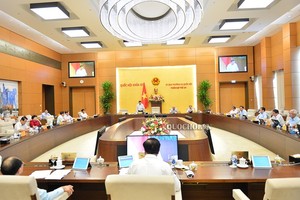 Phiên họp sáng 15/9 của Uỷ ban Thường vụ Quốc hội.