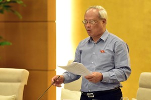 Phó chủ tịch Quốc hội Uông Chu Lưu cho rằng tách thành hai luật sẽ phá vỡ tính hệ thống - (Ảnh LH)