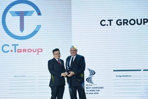 C.T Group nhận danh hiệu “Nơi làm việc tốt nhất châu Á”