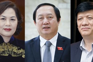 Bà Nguyễn Thị Hồng, ông Huỳnh Thành Đạt và ông Nguyễn Thanh Long