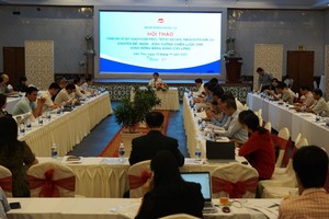 Hội thảo tham vấn với chủ đề “Nước - Định hướng chiến lược vùng Đồng bằng sông Cửu Long”, được tổ chức tại Cần Thơ.