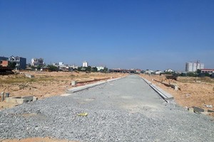 Hiện trạng khu đất Dự án Khu nhà ở thương mại đường sắt do Công ty TNHH Phát triển nhà xe lửa Dĩ An làm chủ đầu tư.