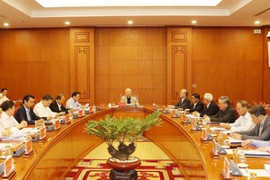 Cuộc họp của Thường trực Ban Chỉ đạo Trung ương về phòng, chống tham nhũng.