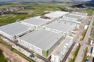 Nhiều doanh nghiệp Trung Quốc đang muốn mở rộng đầu tư tại Việt Nam. Trong ảnh: Nhà máy của GoerTek tại Bắc Ninh