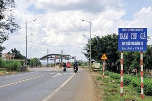 Trạm thu phí hoàn vốn cho Dự án BOT Mở rộng, nâng cấp Quốc lộ 14 qua tỉnh Đắk Lắk hiện hữu.