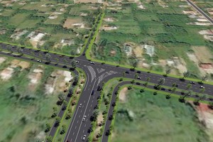 Mô hình Dự án Đầu tư xây dựng công trình đường bộ cao tốc đoạn Nha Trang - Cam Lâm.