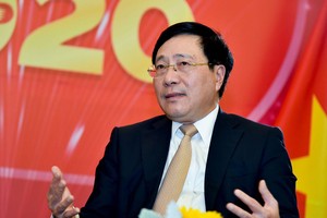 Ủy viên Bộ Chính trị, Phó Thủ tướng, Bộ trưởng Ngoại giao Phạm Bình Minh