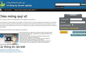 Hồ sơ đăng ký doanh nghiệp qua mạng có giá trị pháp lý như hồ sơ giấy