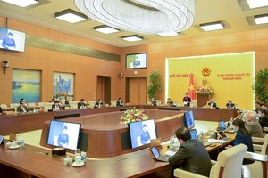 Một phiên họp của Uỷ ban Thường vụ Quốc hội.