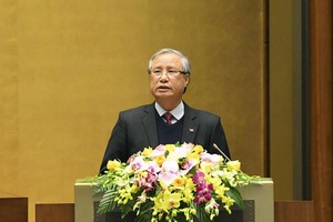 Thường trực Ban Bí thư Trần Quốc Vượng (Ảnh MA).