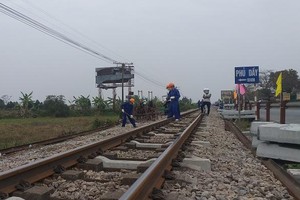 Thi công Dự án Cải tạo, nâng cấp các công trình thiết yếu đoạn Hà Nội – Vinh, tuyến đường sắt Hà Nội – Tp.HCM đoạn qua Hà Nam.