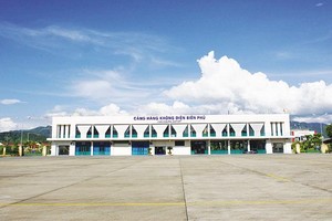 Cảng hàng không Điện Biên hiện hữu. Ảnh: A.M