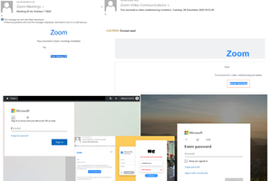 Ví dụ về email lừa đảo mời nạn nhân tham gia hội nghị trực tuyến không có thực 