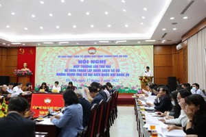 Hà Nội tổ chức hội nghị hiệp thương lần thứ hai để thỏa thuận lập danh sách sơ bộ những người ứng cử đại biểu Quốc hội khóa XV.