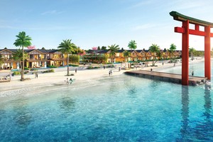 Cánh cổng Torii, một trong những biểu tượng trong văn hóa Nhật xuất hiện tại dự án