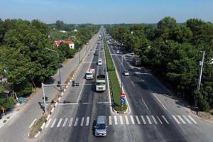 Một đoạn vành đai 3 Tp.HCM qua Bình Dương.