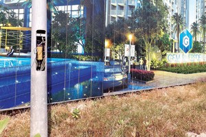 Gem Riverside - một dự án trọng điểm của Đất Xanh tại TP.HCM, triển khai từ năm 2018 nhưng đến nay vẫn chưa hoàn thiện. Ảnh: Việt Dũng 