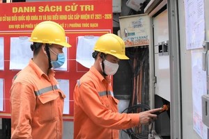 EVN bảo đảm cấp điện an toàn phục vụ bầu cử