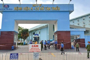 Bệnh viện K - cơ sở Tân Triều đang phải cách ly vì thành ổ dịch Covid-19