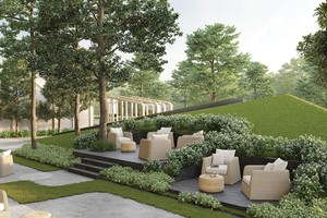 Một góc dự án Masteri West Heights