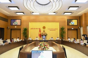 Một phiên họp của Uỷ ban Thường vụ Quốc hội - (Ảnh Quochoi.vn)