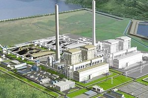Phối cảnh dự án nhiệt điện Quảng Trạch I. Nguồn: EVN