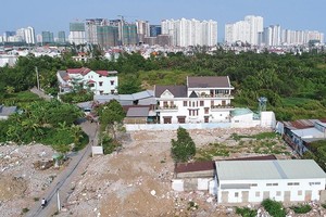 Một góc Dự án Khu dân cư Bắc Phước Kiển. Ảnh: Trọng Tín