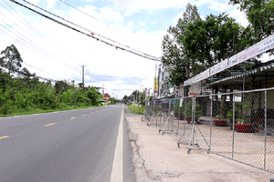 Quốc lộ 30 đoạn qua huyện Cao Lãnh, tỉnh Đồng Tháp (Nguồn: Báo Đồng Tháp Online)