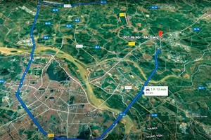 Bản đồ tuyến đường Vành đai 4 