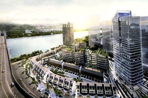 Toà nhà ICT (bìa phải).