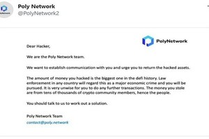 Thông báo của Poly Network