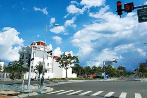 Một góc Khu đô thị du lịch biển Phan Thiết hiện nay.