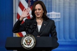 Phó tổng thống Mỹ Kamala Harris. Ảnh: AFP