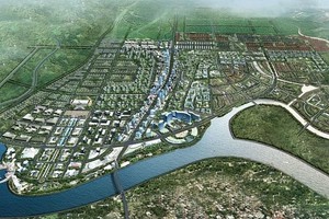 Phối cảnh Khu đô thị Bắc Sông Cấm