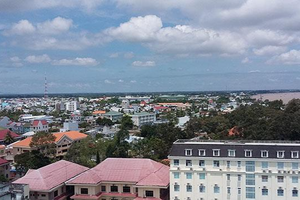 Một góc TP. Long Xuyên, tỉnh An Giang