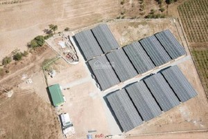 Một trang trại nông nghiệp công nghệ cao 4.0 tích hợp năng lượng mặt trời 2 MW, mặt tiền Quốc lộ 27B (Ninh Thuận) được rao bán công khai